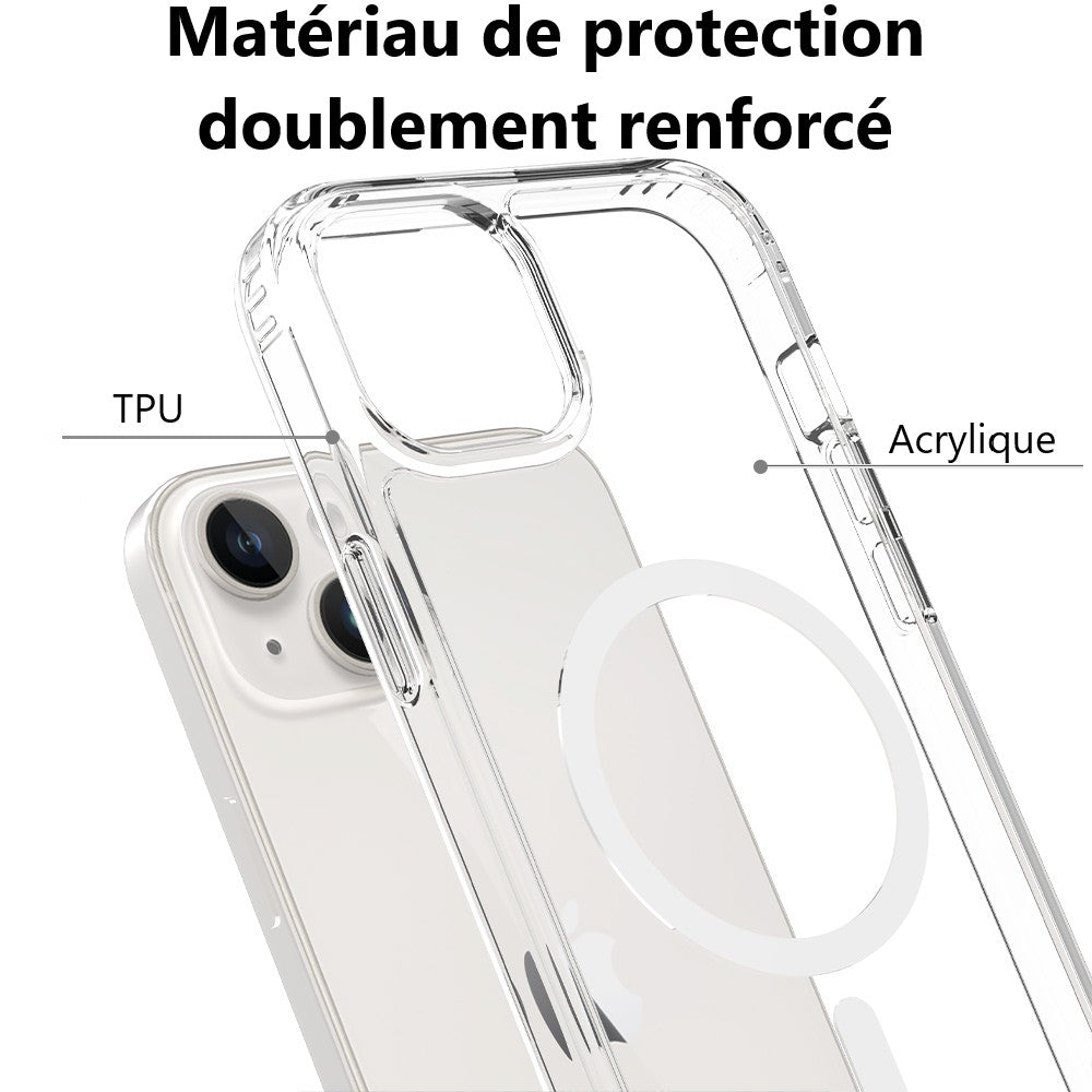 Coque pour iPhone 15 Plus (aimantée)