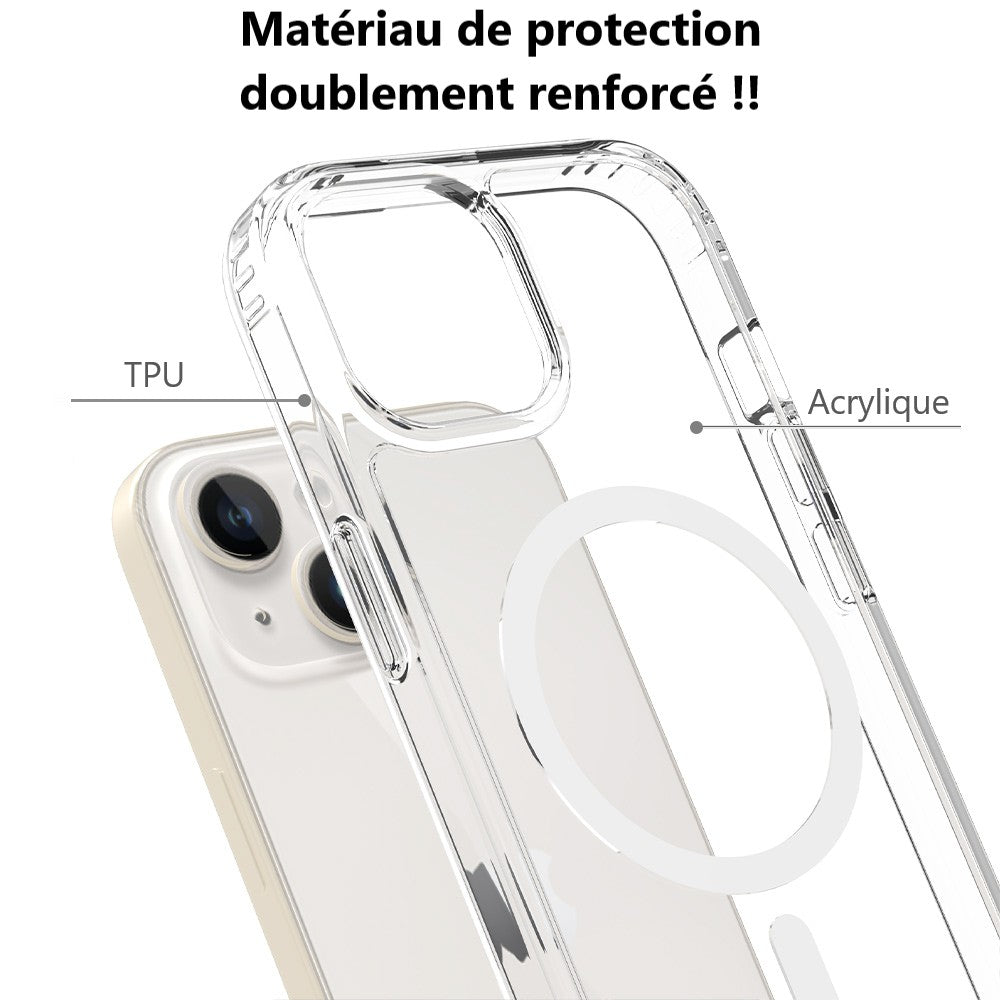 Coque pour iPhone 15 (aimantée)