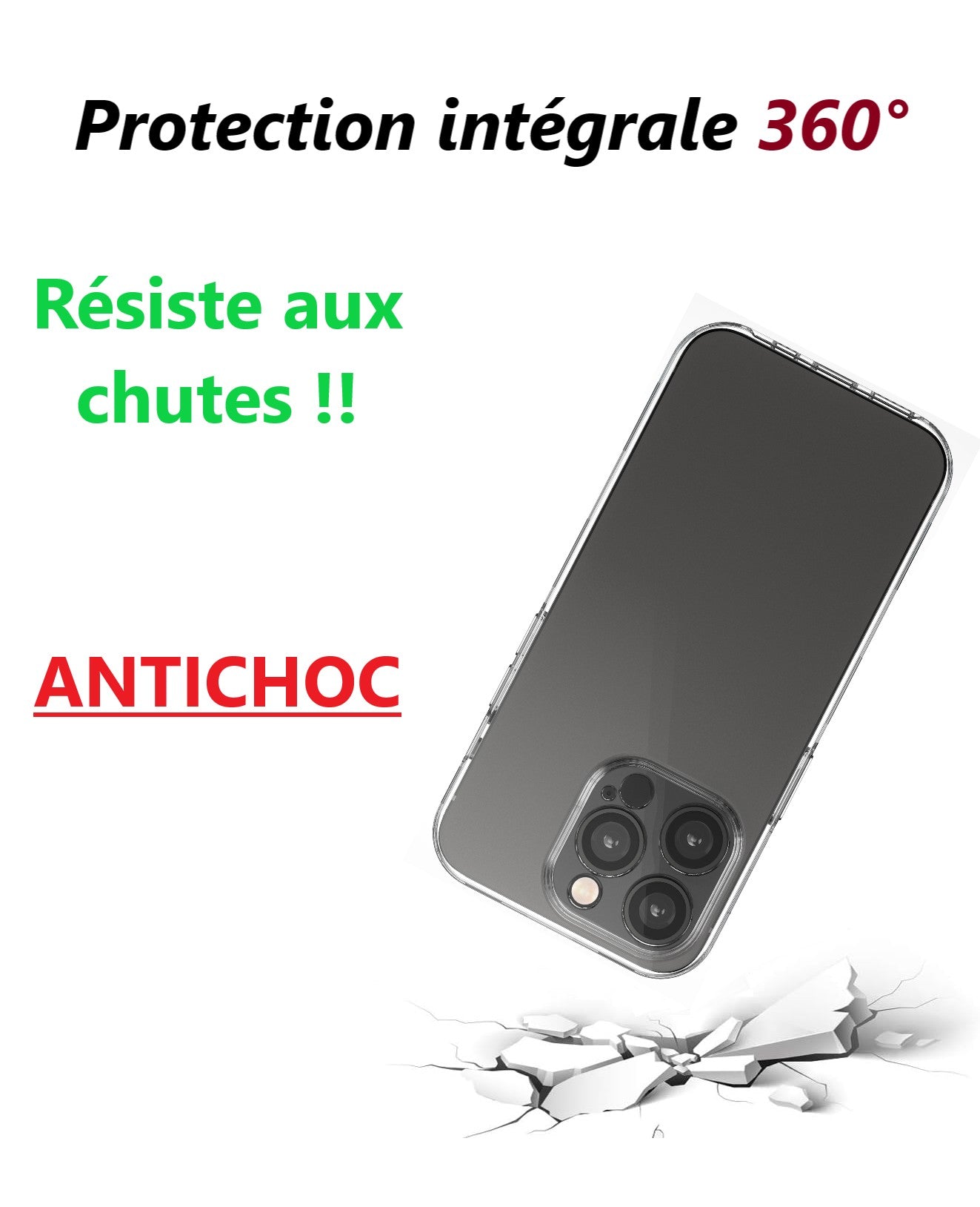Coque pour iPhone 14 Pro Max (360°)