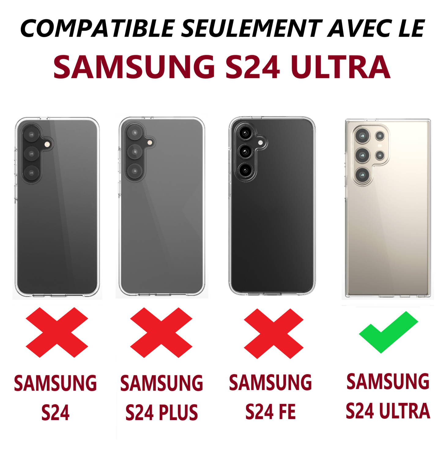 Coque pour Samsung Galaxy S24 Ultra (360°)