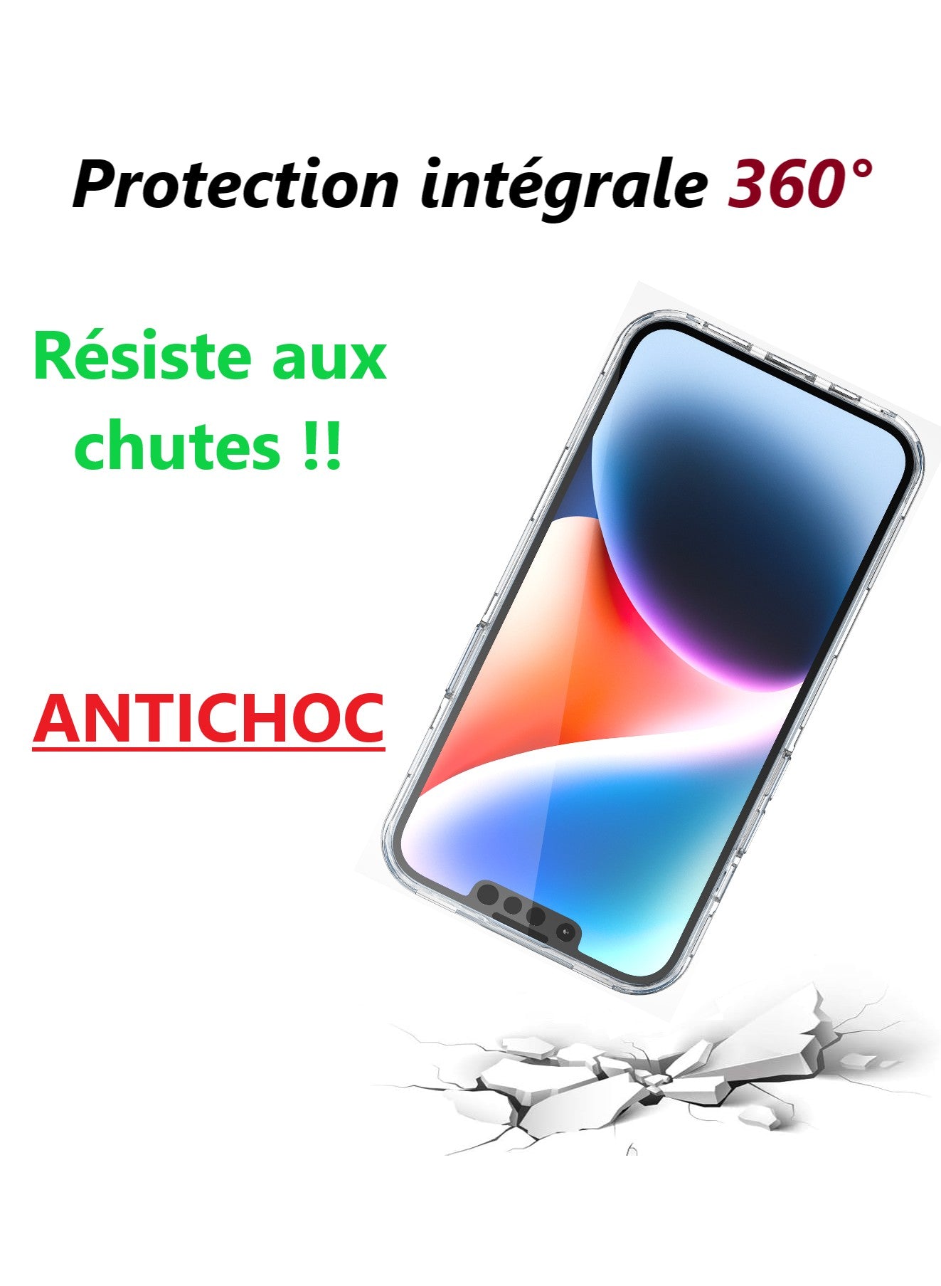 Coque pour iPhone 14 (360°)