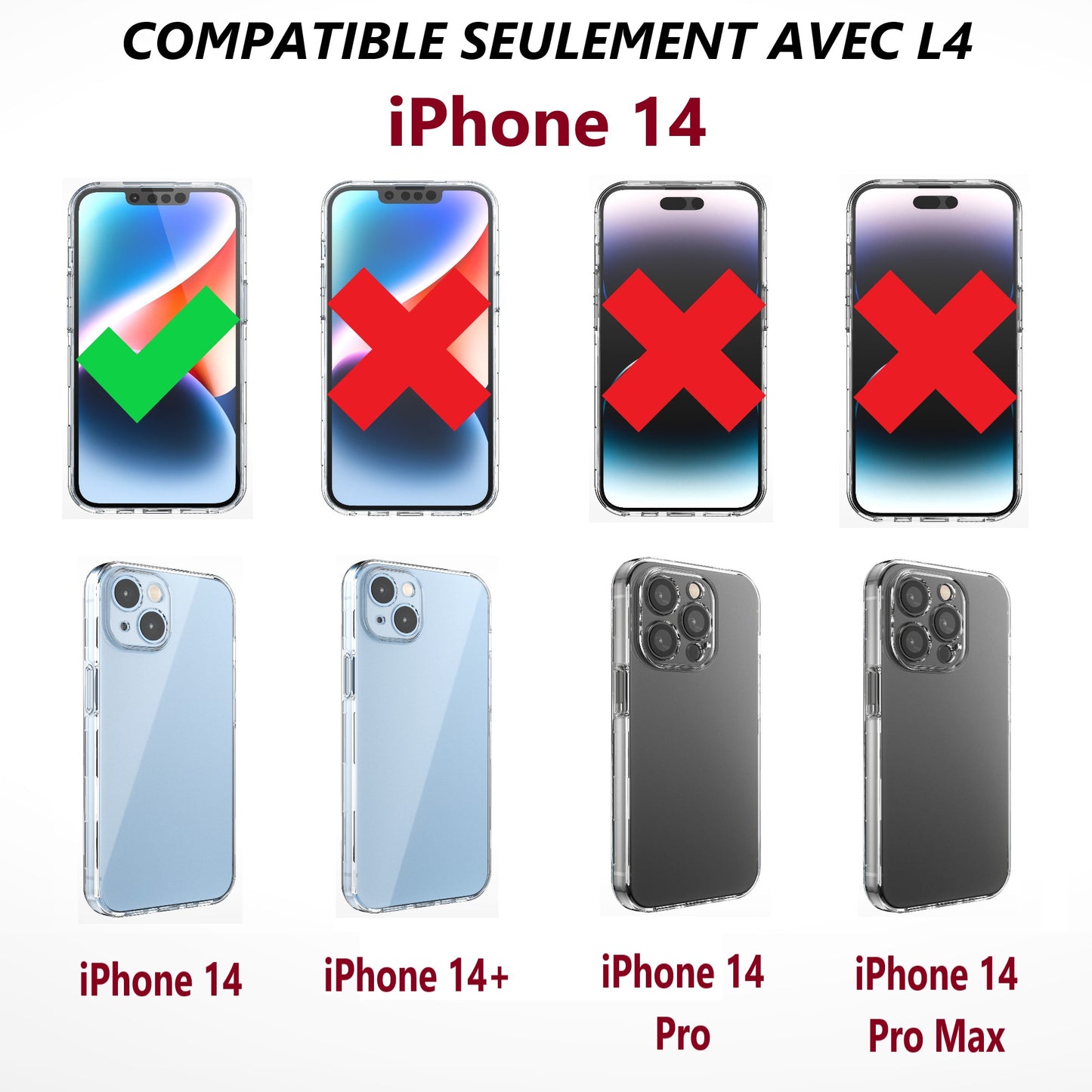 Coque pour iPhone 14 (360°)