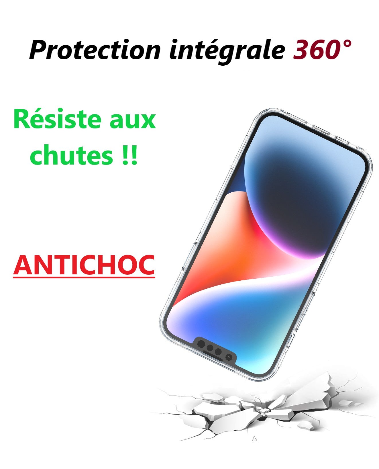 Coque pour iPhone 14 Plus (360°)