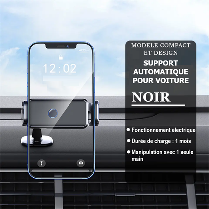 Support automatique pour téléphone mobiles, conçu pour les véhicules