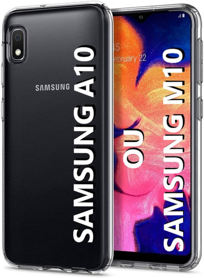 Coque pour Samsung Galaxy A10 ou M10 - étui 360° - housse transparente avec protection intégrale