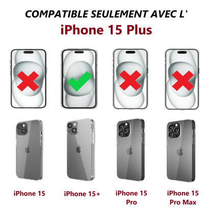 Coque pour iPhone 15 Plus (360°)