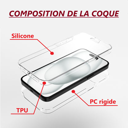 Coque pour iPhone 15 Plus (360°)