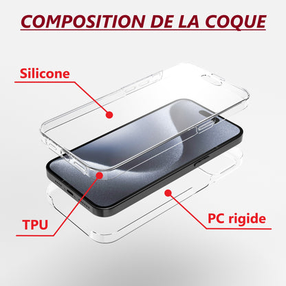 Coque pour iPhone 15 Pro (360°)